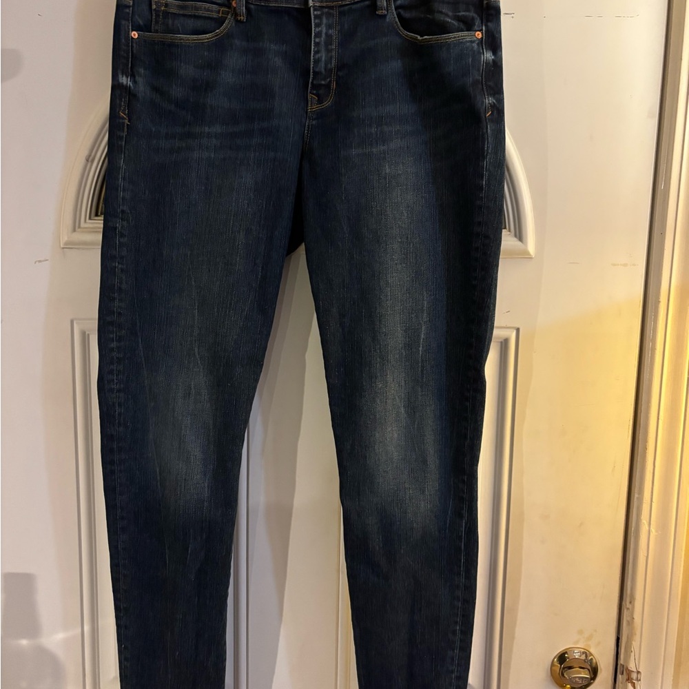Classic Dark Blue Women's Skinny Jeans
